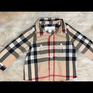 Burberry baby boy shirt!!
